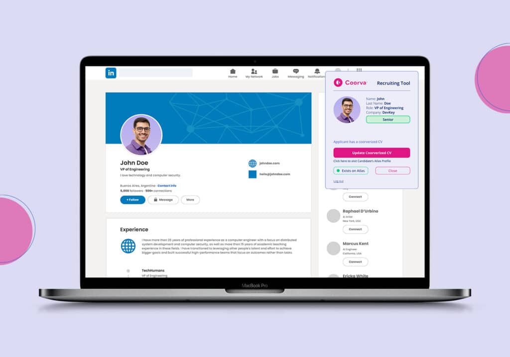 coorva-recruiting-tool Coorva Recruiting Tool: AI-powered candidate evaluation and seamless ATS integration.